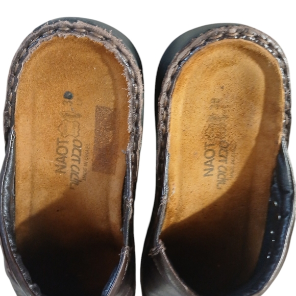 Naot Ansie Leather Clog Women's Brown Leather Mule size 8 - Picture 4 of 10